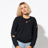 botanic sweatshirt black view 1