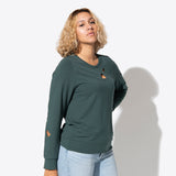 botanic sweatshirt green green view 3