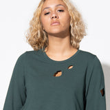 botanic sweatshirt green green view 6