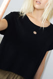 hole punch tee black view 3