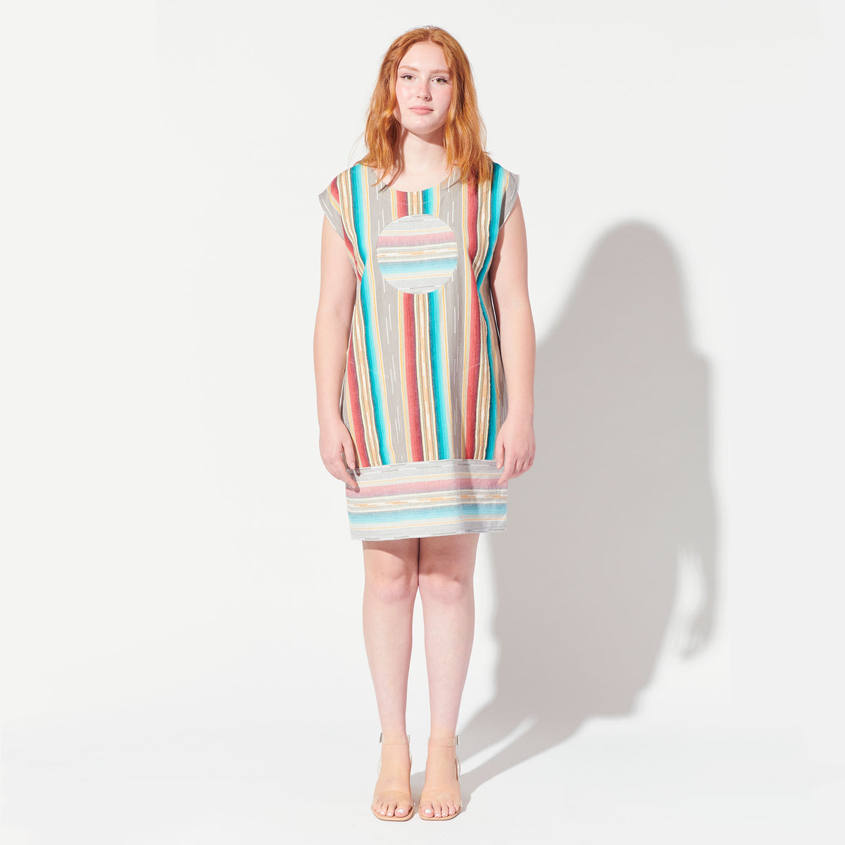 J crew candy stripe dress sale