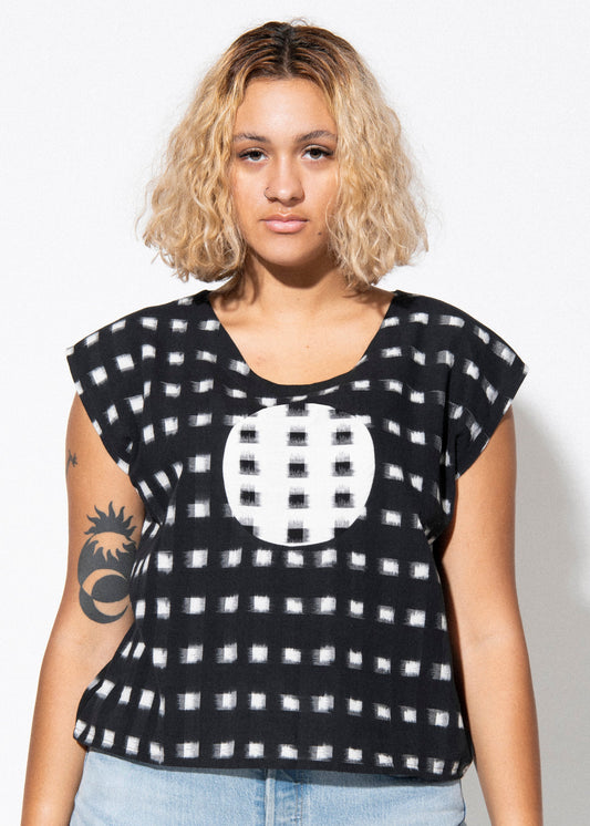 daphne blouse black view 1