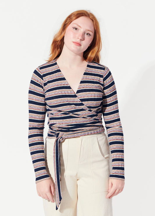 desert disco wrap top midnight view 1