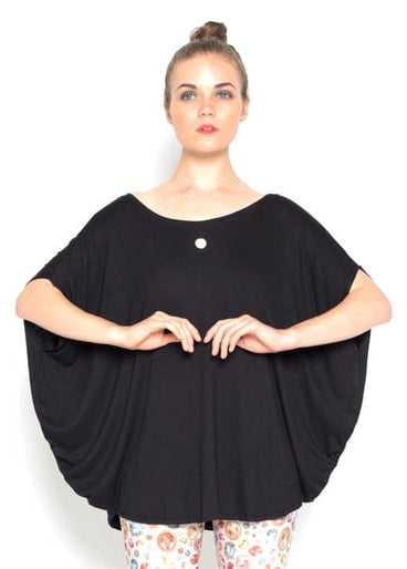 hole punch tee black view 1