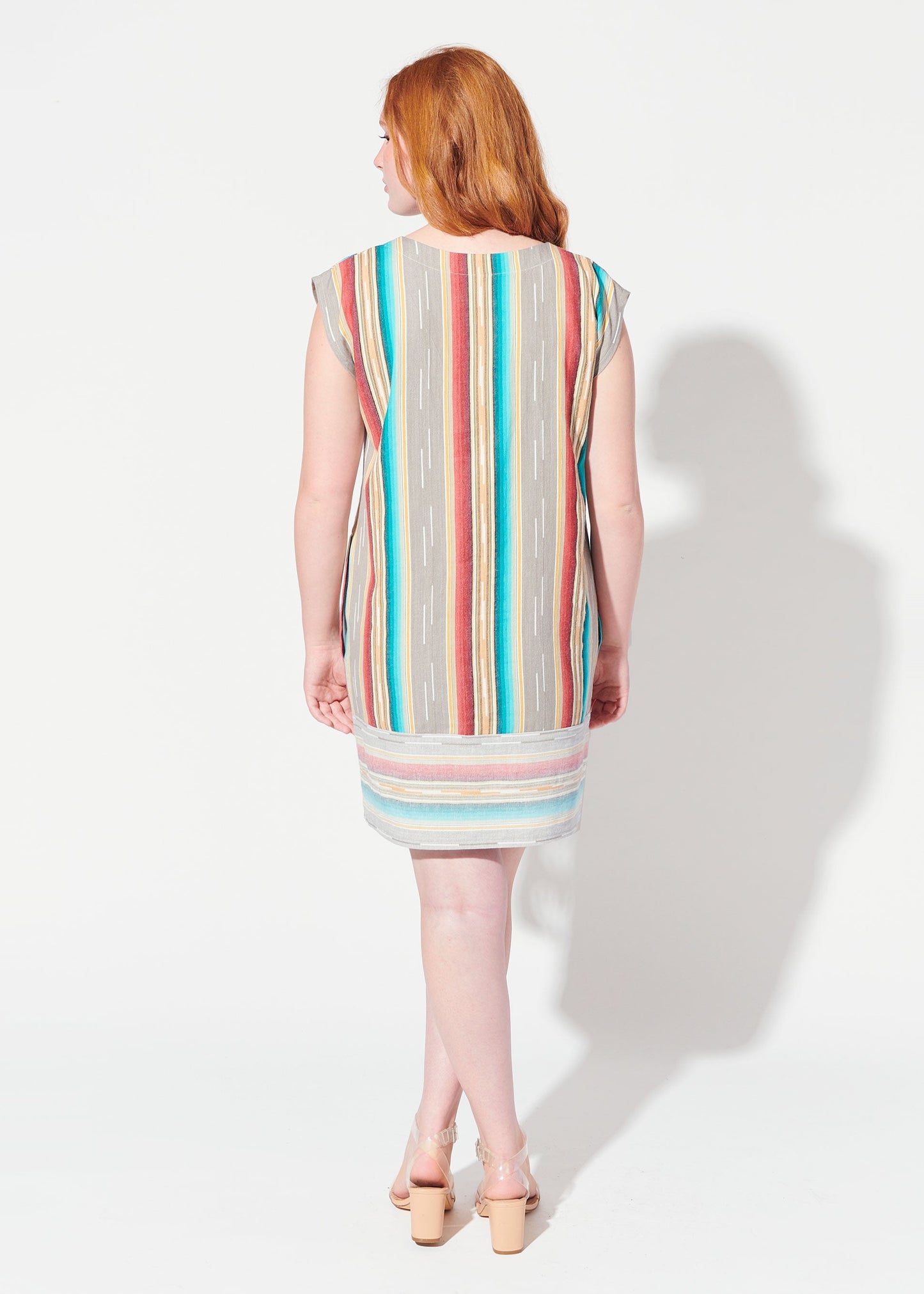 railroad circle dress sandy view 4