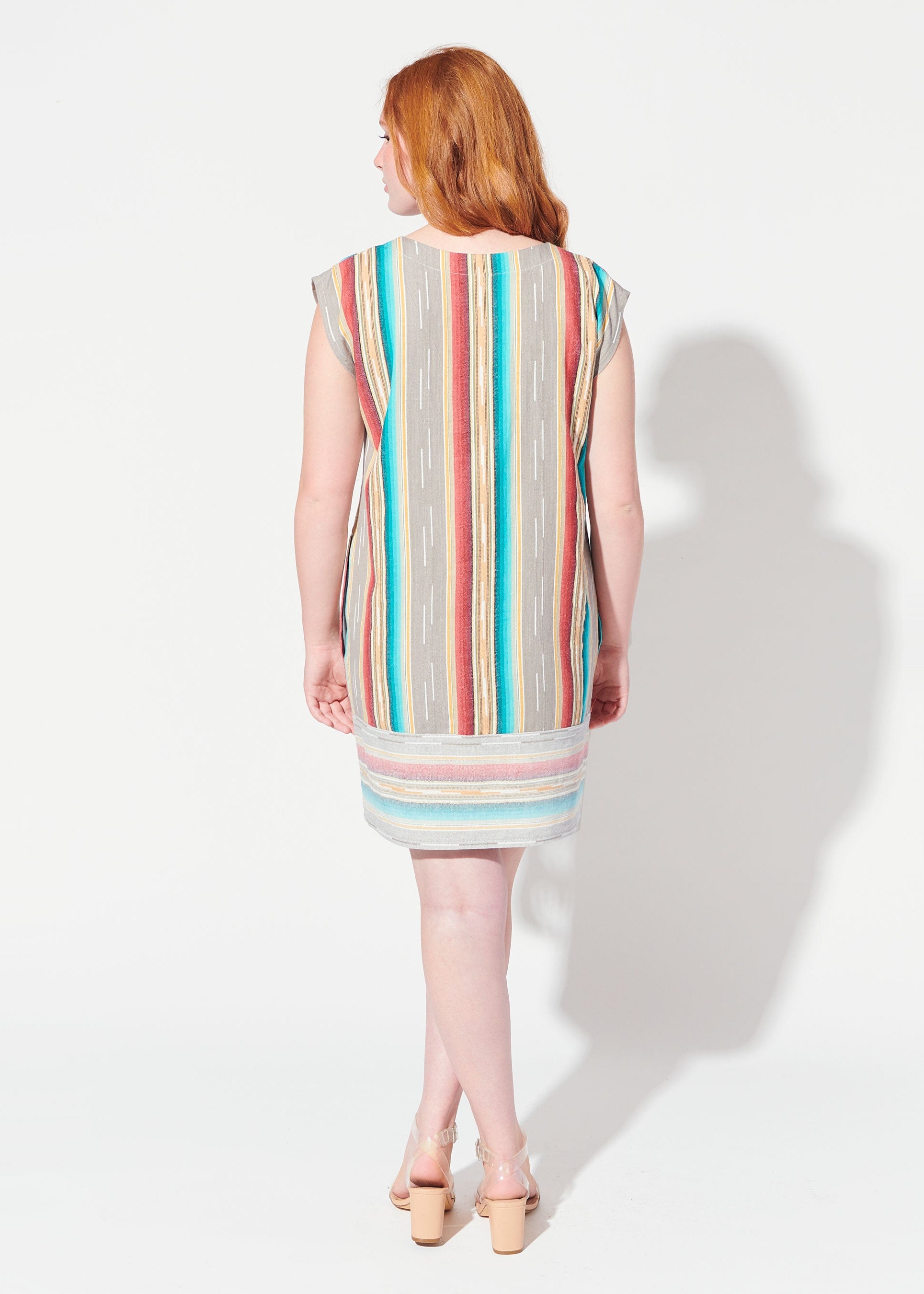 railroad circle dress sandy view 4