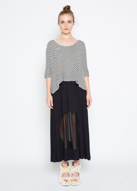 porthole maxi skirt view 1