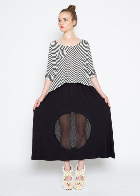 porthole maxi skirt view 2